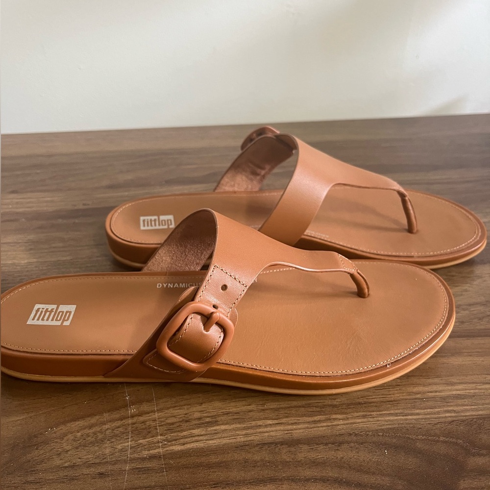 FitFlop Gracie Leather Buckle Sandals